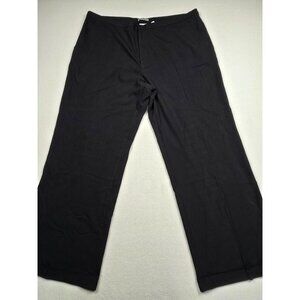 Old Navy Womens Black Stretch Wide-Leg Career Pants Size 20